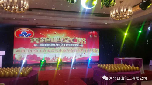 河北17c一起草化工无限公司2018年除夕晚会